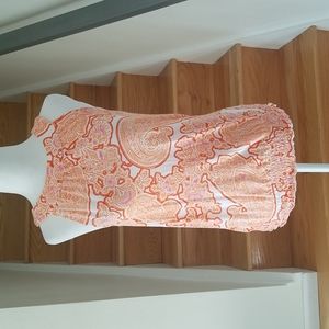 Michael Kors Paisley Sleeveless Top-Size 4